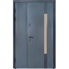 Вхідні двері Termo House 1,5 модель 705/431 темний антрацит/сірий антрацит