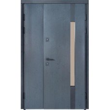 Вхідні двері Termo House 1,5 модель 705/431 темний антрацит/сірий антрацит