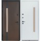 Вхідні двері Termo House модель 705/431 венге темний/білий атласний