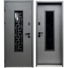 Вхідні двері Street Termo Q-11 Metallic grey/бетон сірий